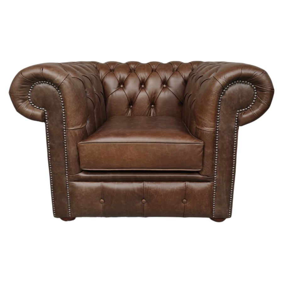 Vintage Leather Club Chair 